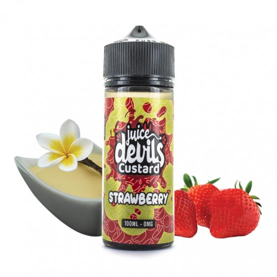 Strawberry Custard 100ml - Juice Devils
