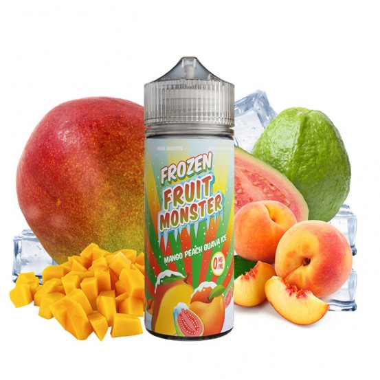 Mango Peach Guava Ice 100ml - Frozen Fruit Monster