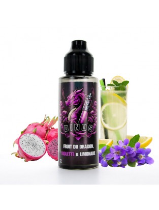 Limonade Violette Fruit du Dragon 100ml Dinos - Juice 66