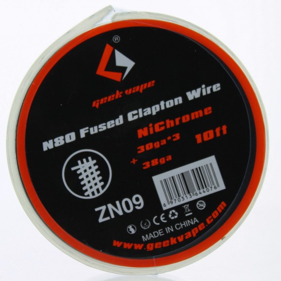 N80 Fused Clapton Wire 30GA*3 + 38GA - Geek Vape