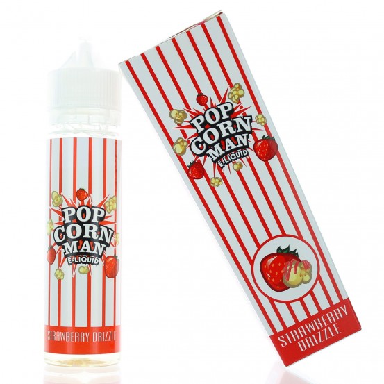 Strawberry Drizzle 50ml - Pop Corn Man