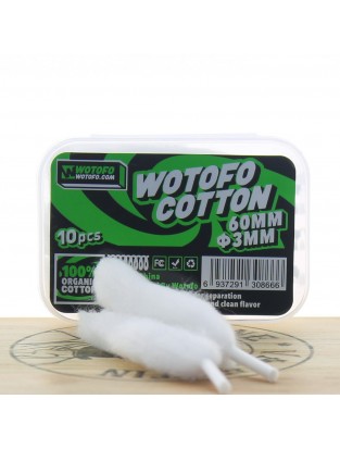 Coton Bio avec aglet 6mm - Wotofo