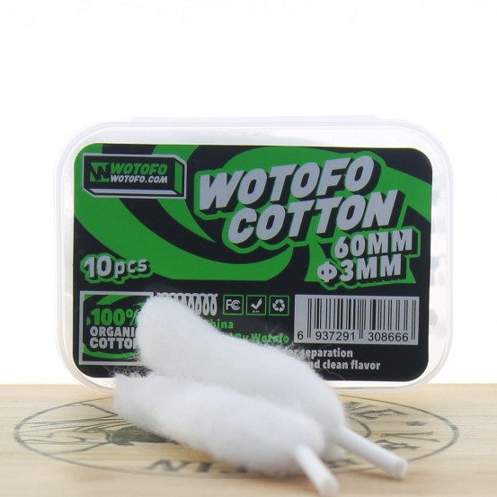 Coton Bio avec aglet 6mm - Wotofo
