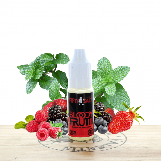 Bloody Frutti 10ml - FIFTY SALT - Liquideo