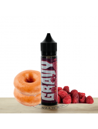 Glazed Raspberry Gravy Rings 50ml - Nom nomz