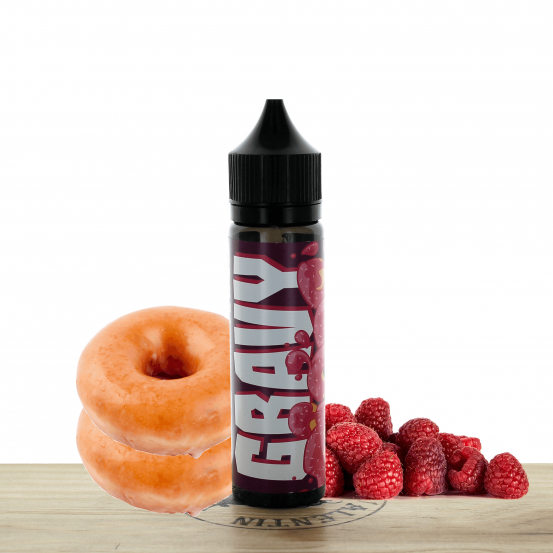 Glazed Raspberry Gravy Rings 50ml - Nom nomz