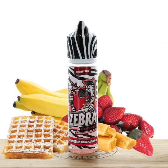 Strawberry Banana Waffle 50ml - Zebra Juice