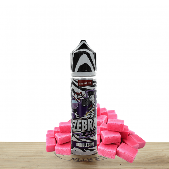 Zillionz Bubblegum 50ml - Zebra Juice