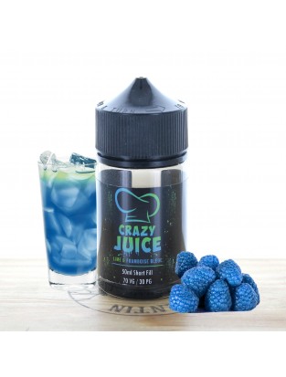 Lime, Framboise, Bleue 50ml - Crazy juice
