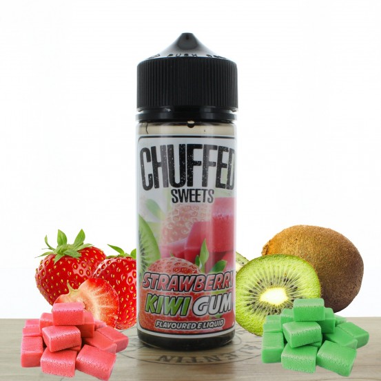 Chuffed Sweets Strawberry Kiwi Gum 100ml Chuffed