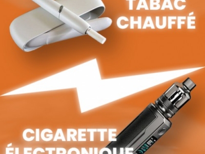 Quelle différence entre la e-cigarette et le tabac à chauffer ?